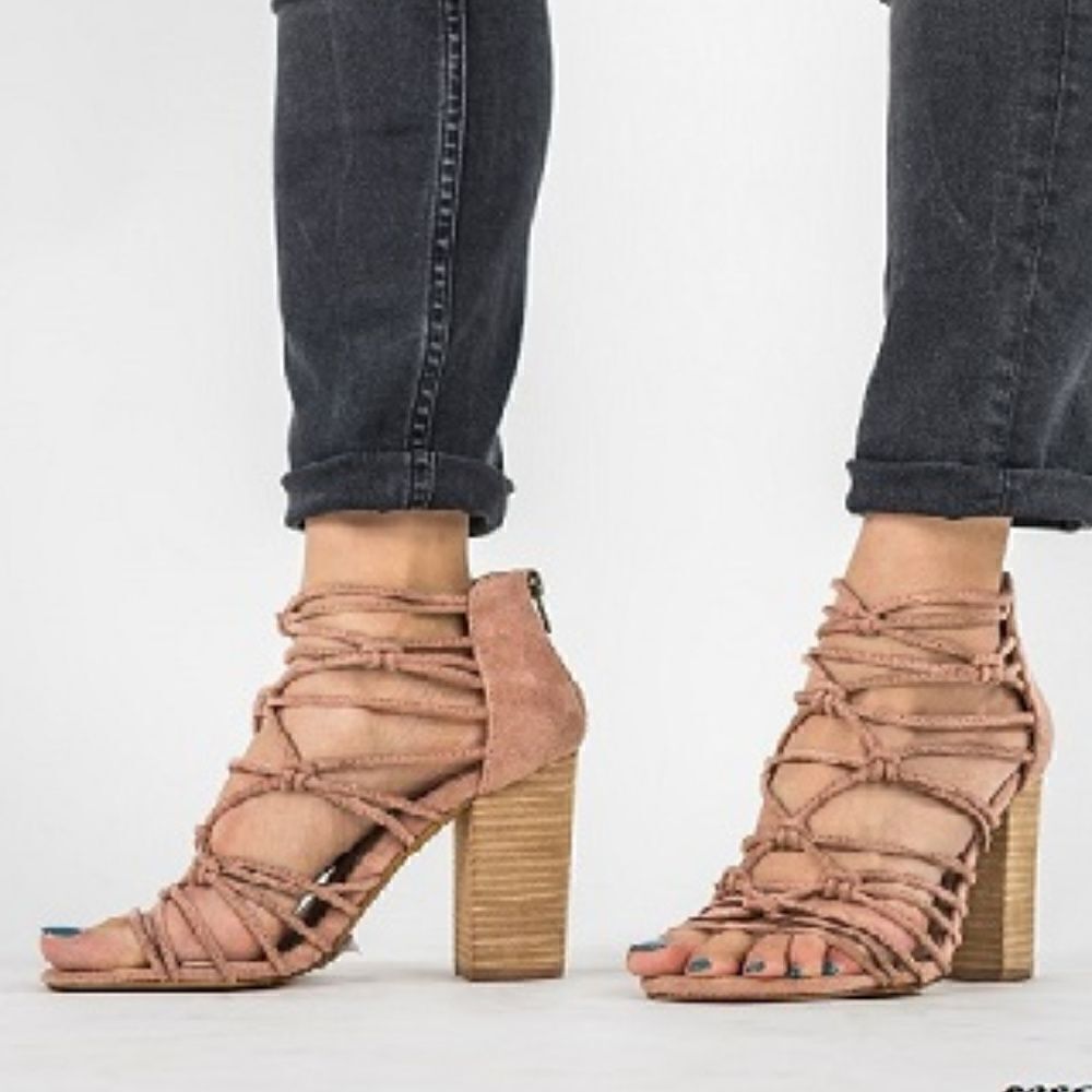 New Mi.iM Block Heeled Sandals Size 7 1/2 - Picture 6 of 6